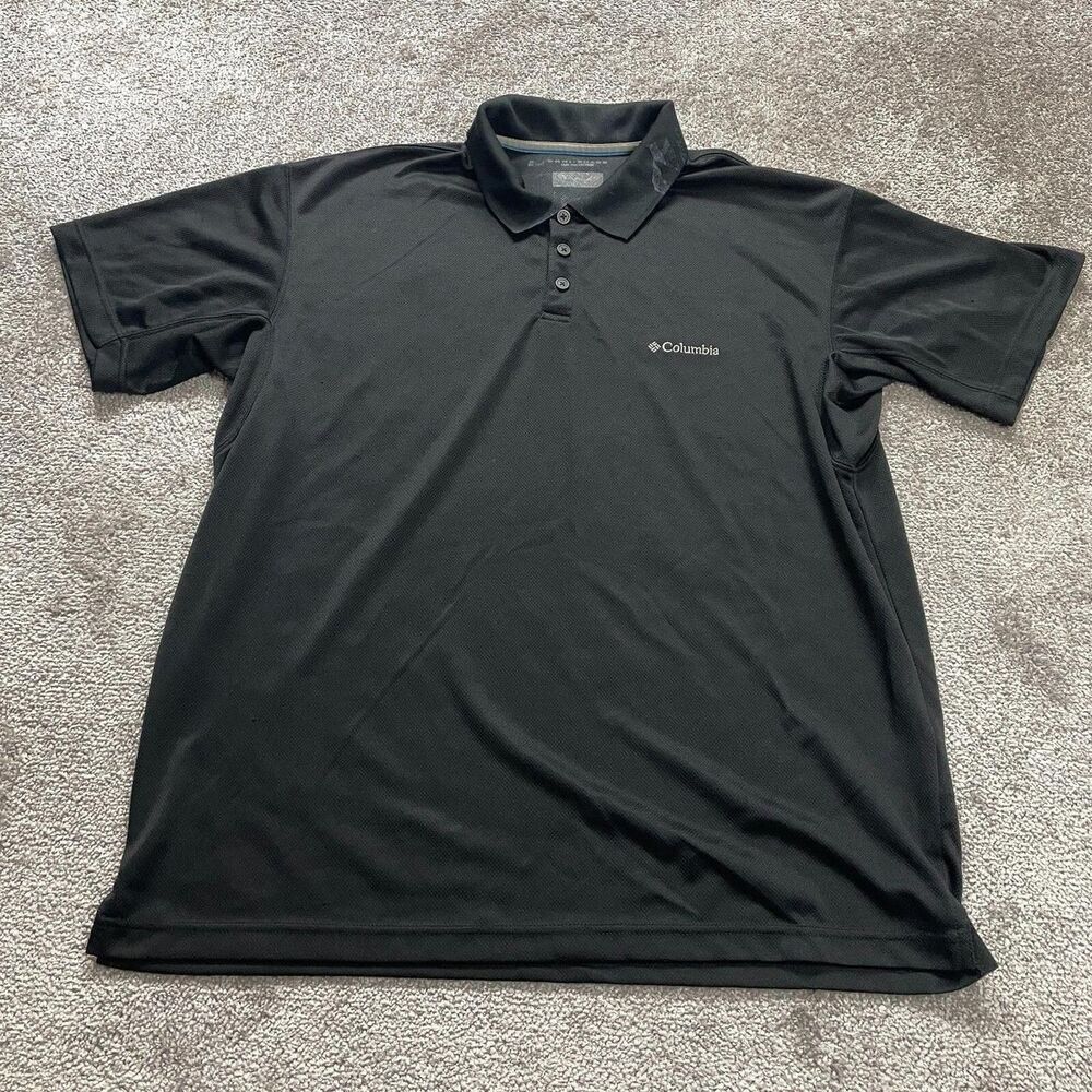 Columbia-sportswear Men's Black Polo-shirts
